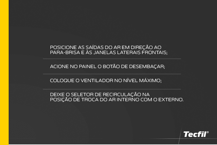 Dicas para desembaçar os vidros do veículo em dias frios